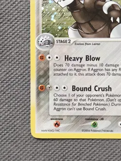 Aggron 2/92 EX Legend Maker - Holo Rare - Pokemon 2006 - Image 5