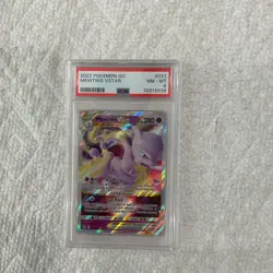 Pokemon Mewtwo VSTAR 031/078 Pokemon GO Ultra Rare Holo ENG PSA 8 - Image 1