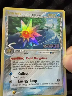 Pokemon TCG Starmie 15/113 Delta Species Full Holo Foil Rare Near Mint English - Image 4