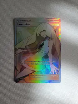 Pokemon TCG Lusamine Crimson Invasion 110/111 Holo Full Art - Image 1