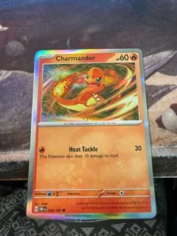 Pokemon TCG Charmander SV03: Obsidian Flames 026/197 Holo Promo Promo - Image 1