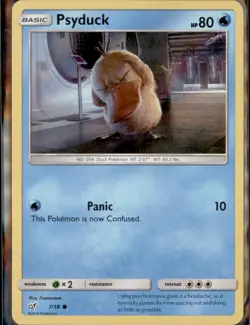 Detective Pikachu Pokemon TCG Psyduck - Image 1