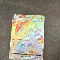 Pokemon TCG Rayquaza VMAX Secret Rare Full Art Holo 217/203 Evolving Skies - Image 1