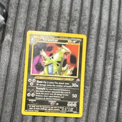 The Pokemon Company Tyranitar 31/75 Neo Discovery Rare Regular 100 HP Stage 2 E… - Image 1