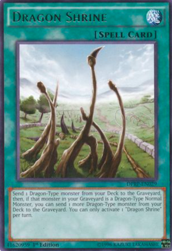 1X NM Dragon Shrine - DPRP-EN029 - Rare 1st Edition yugioh - Image 1