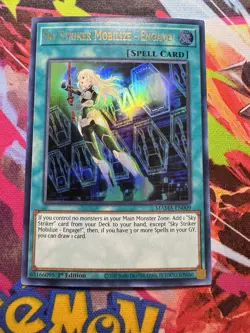 * SKY STRIKER MOBILIZE - ENGAGE! * ULTRA RARE 1ST EDITION MAMA-EN009 YUGIOH! NM - Image 2