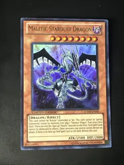 Yu-Gi-Oh TCG Malefic Stardust Dragon Shonen Jump Magazine Promos JUMP-EN043 2010 - Image 1