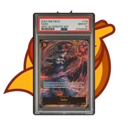 SABO OP07-118 PSA 10 ALT ART SEC 500 YEARS IN THE FUTURE ONE PIECE TCG 2024 - Image 1