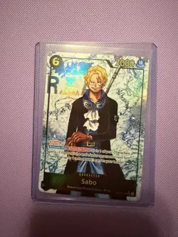 One Piece OP13-120 Sabo SEC Parallel OP13 Carrying On His Will Near Mint - Image 1