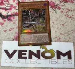 1x (M/NM) Red-Eyes Darkness Metal Dragon (Alternate Art) MGED-EN009 Gold YuGiOh - Image 1