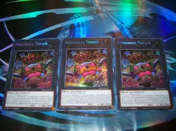 3x Mimighoul Throne 1st Edition Secret Rare MP25-EN117 Yu-Gi-Oh! - Image 1
