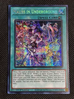 YuGiOh! - Maliss in Underground MP25-EN127 Prismatic Secret Rare 1st Edition NM - Image 1