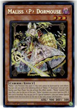 Maliss P Dormouse mp25-en124 1st Edition (NEW) Prismatic-Secret Rare Yu-Gi-Oh! - Image 1