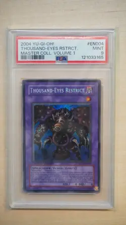 2004 Yu-Gi-Oh! Thousand-Eyes Restrict MC1-EN004, Limited Edition, PSA 9 MINT - Image 1