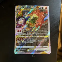 NM Pokemon TCG Charizard Vstar SWSH262 Promo ALIGNMENT DOT ERROR!!! - Image 1