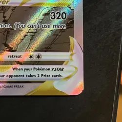 NM Pokemon TCG Charizard Vstar SWSH262 Promo ALIGNMENT DOT ERROR!!! - Image 4