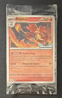 Pokemon Chaos Rising Stamped Promo - Delphox 013/086 - Best Buy - Image 1