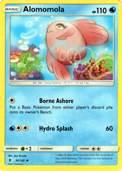 Alomomola 36/145 | Guardians Rising | Pokemon TCG | English | Uncommon - Image 1