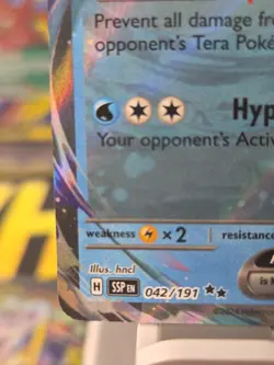 Milotic EX 42/191 Pokemon TCG Scarlet & Violet Surging Sparks Double Rare NM - Image 2