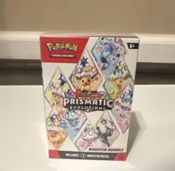 SEALED Pokemon TCG Prismatic Evolutions Booster Bundle Box English (6 packs) - Image 1