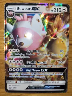 2017 Pokemon Bewear GX - SM34 - Bewear GX Box - SM Black Star Promo NM FREE SHIP - Image 1