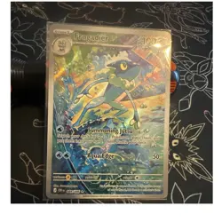 Pokemon Frogadier Full Art Holo Rare CRI 089/086 100 HP English - Image 1