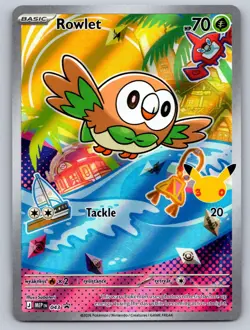Rowlet 043 Holo Promo ME: Mega Evolution Promo Near Mint - Image 1