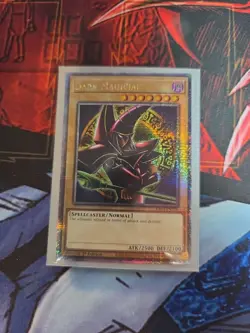 Dark Magician (Arkana) Quarter Century Secret Rare RA04-EN106 1st Ed MINT Yugioh - Image 1