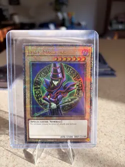 Yu-Gi-Oh! Dark Magician Quarter Century Secret Rare 1st Edition RA03-EN080 - Image 1