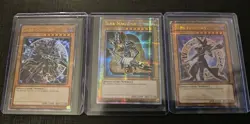 3x Dark Magician Quarter Century Secret Rare YUGIOH NM Playset - Image 1
