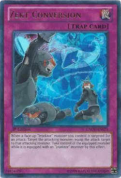 3 x Zekt Conversion - GAOV-EN073 - Ultra Rare - Unlimited Edition Near Mint, Eng - Image 1