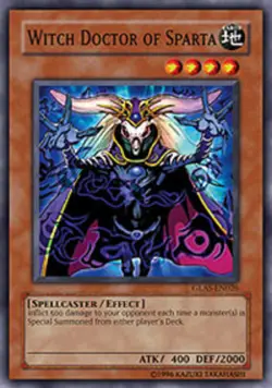 3 x Witch Doctor of Sparta - GLAS-EN026 - Common - Unlimited Edition Near Mint, - Image 1
