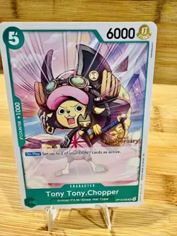 One Piece TCG OP13-030 Tony Tony Chopper Gold Stamped 3rd Anniversary - Image 1
