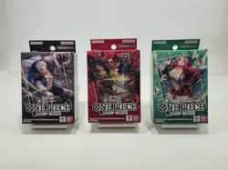 ☠☠☠ 3 One Piece Japanese Starter Decks ST-19 ST-23 ST-24 - Image 1