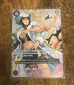 One Piece Ms. All Sunday SP OP04-064 OP-04 English Wings Of The Captain - Image 1