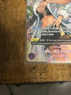 One Piece Ms. All Sunday SP OP04-064 OP-04 English Wings Of The Captain - Image 2