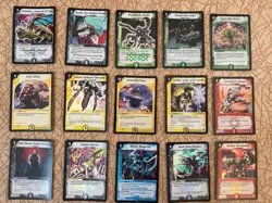 Duel Masters TCG 15 Cards Holo Foil Lot normal Mixed Set Pre-owned - Image 1