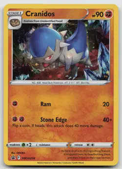 Cranidos Promo Holofoil SWSH: Sword & Shield Promo Cards SWSH274 NM - Image 1