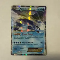 Pokemon TCG Aurorus EX Black Star Promos Holo Card XY102 - Image 1
