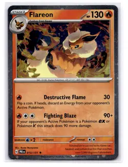 Flareon - (Cosmos Holo) Miscellaneous Cards & Products 013/131 LP-NM - Image 1