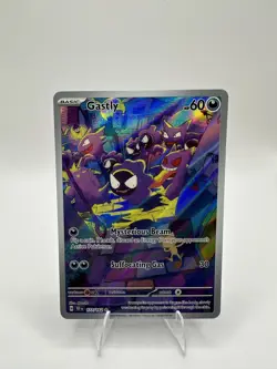 Pokemon Gastly 177/162 SV05: Temporal Forces Illustration Rare Holo Card English - Image 1