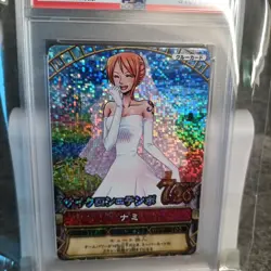 PSA9 Mint One Piece Nami Cyclone Tempo Wedding Dress Visual Adventure Card JAPAN - Image 4