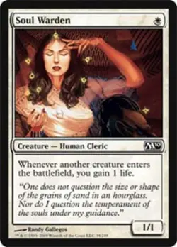 1x Soul Warden Moderate Play MTG Magic - Kid Icarus - - Image 1