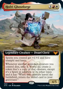 1 x Hofri Ghostforge - Extended Art - Strixhaven: School of Mages - NM-Mint - MT - Image 1