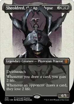 Sheoldred, the Apocalypse (Concept Praetor) (Step-And-Compleat Foil) [ONE - 436] - Image 1