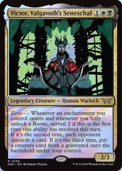 Victor, Valgavoth's Seneschal MTG DSK 0238 Rare NM Foil - Image 1