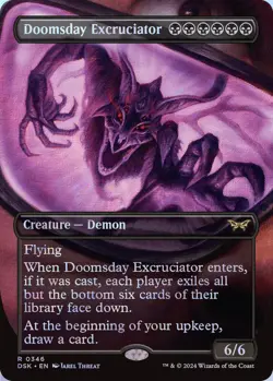 Doomsday Excruciator (Borderless) MTG DSK 0346 Rare NM Foil - Image 1