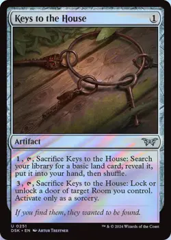 Keys to the House MTG DSK 0251 Uncommon NM Foil - Image 1