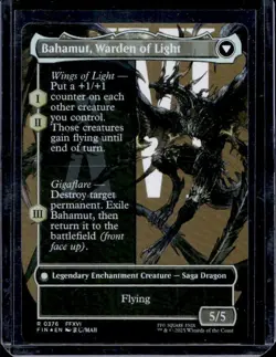 MTG Final Fantasy Foil Rare #0376 Dion Bahamut's Dominant Magic The Gathering - Image 2