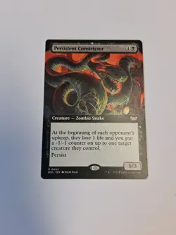 MTG Persistent Constrictor (Extended Art) Commander: Duskmourn - Image 1
